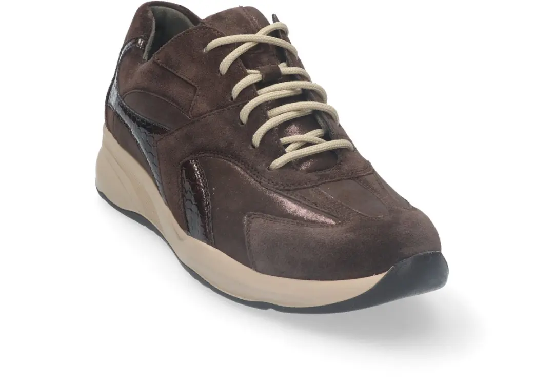 Durea 6316 Caffe Sneaker - Bruin - Wijdte H