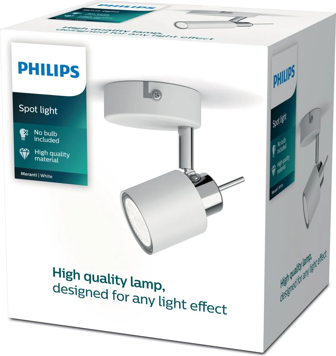 Philips Meranti Opbouwspot GU10 4.8W - Warmwit