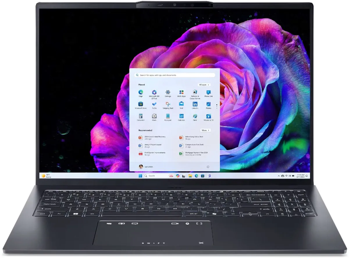 Acer Swift Go 16 SFG16-73-547V Laptop - 16" 2K OLED 120Hz - Grijs
