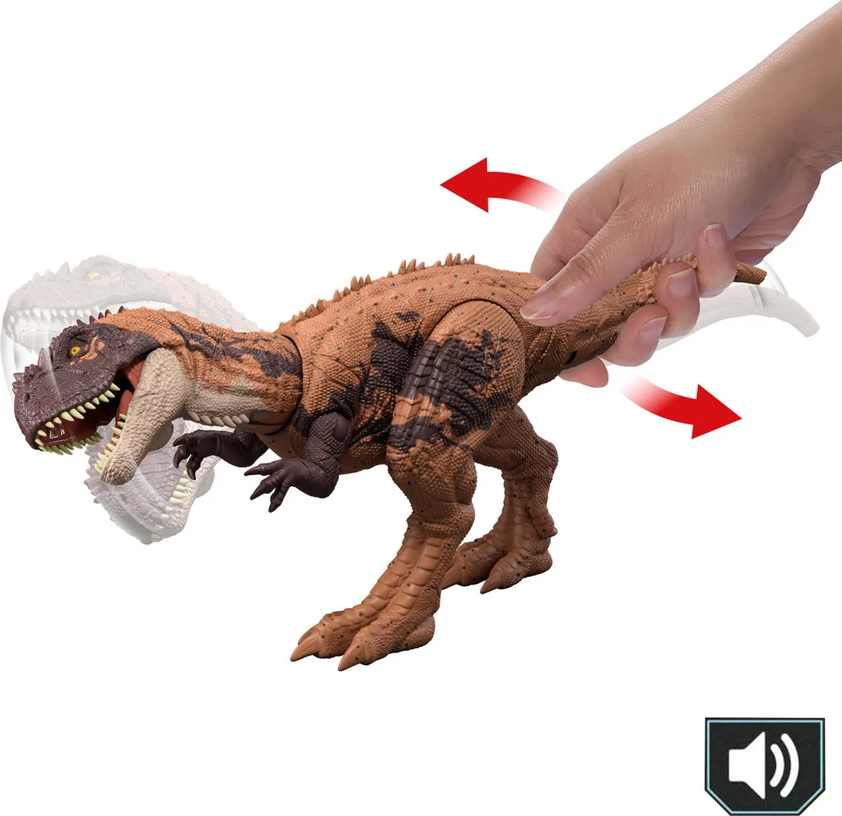 Jurassic World Wild Roar Kryotops Speelfiguur - Multicolor - afbeelding 3 van 5