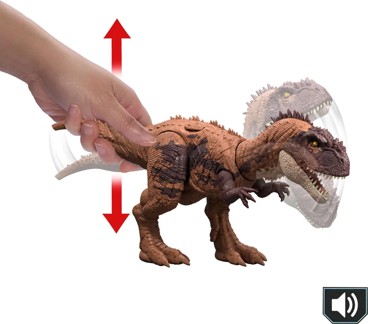 Jurassic World Wild Roar Kryotops Speelfiguur - Multicolor - afbeelding 4 van 5