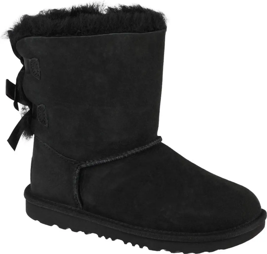 UGG Bailey Bow II Kids 1017394K-BLK, voor meisje, Zwart, Laarzen,Sneeuw laarzen,