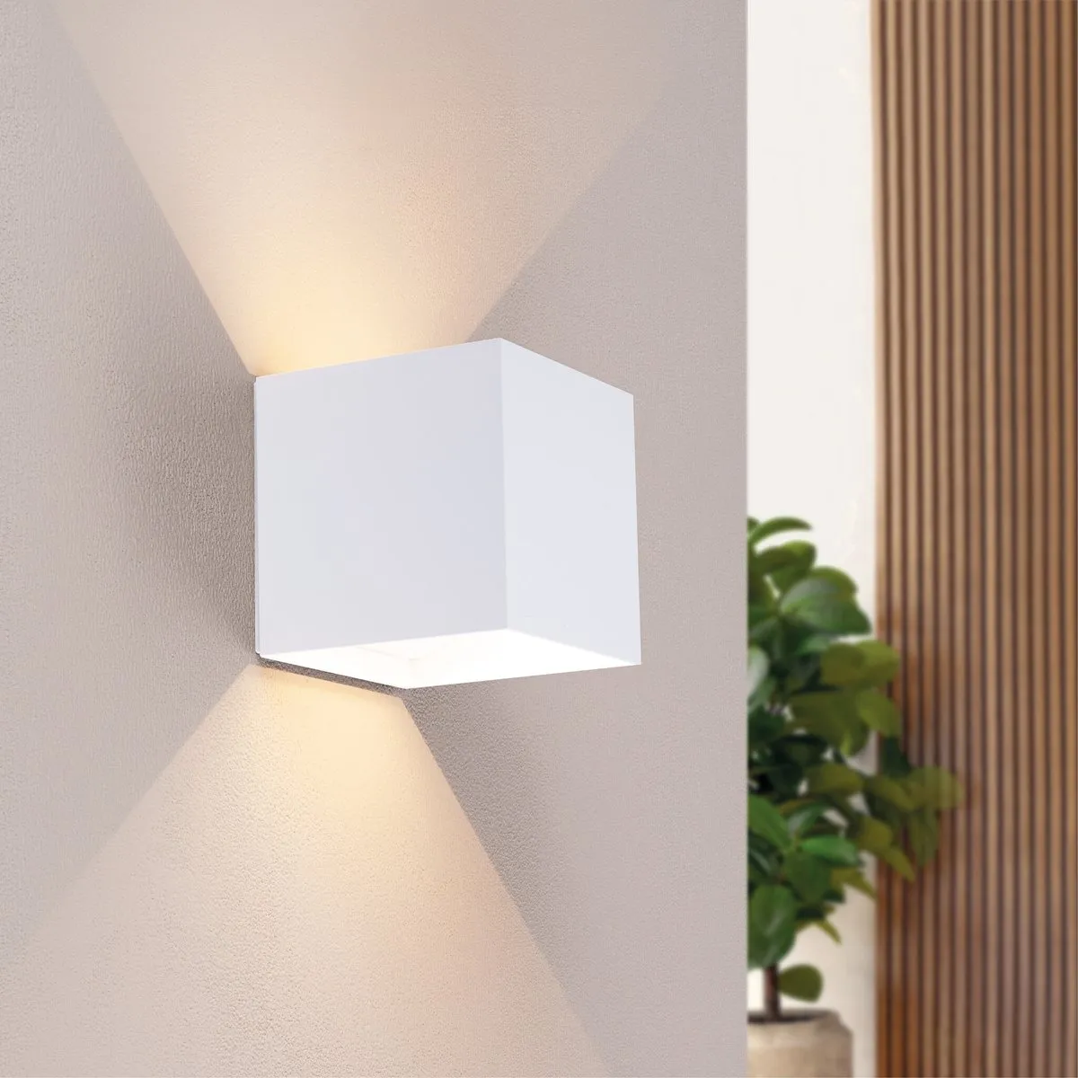 LEDVION 4x USB Oplaadbare Wandlamp Sensor 4400mAh