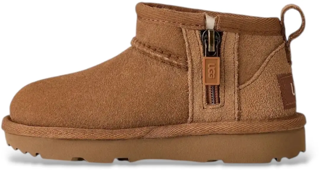 UGG Classic Ultra Mini Leren Laarzen - Bruin