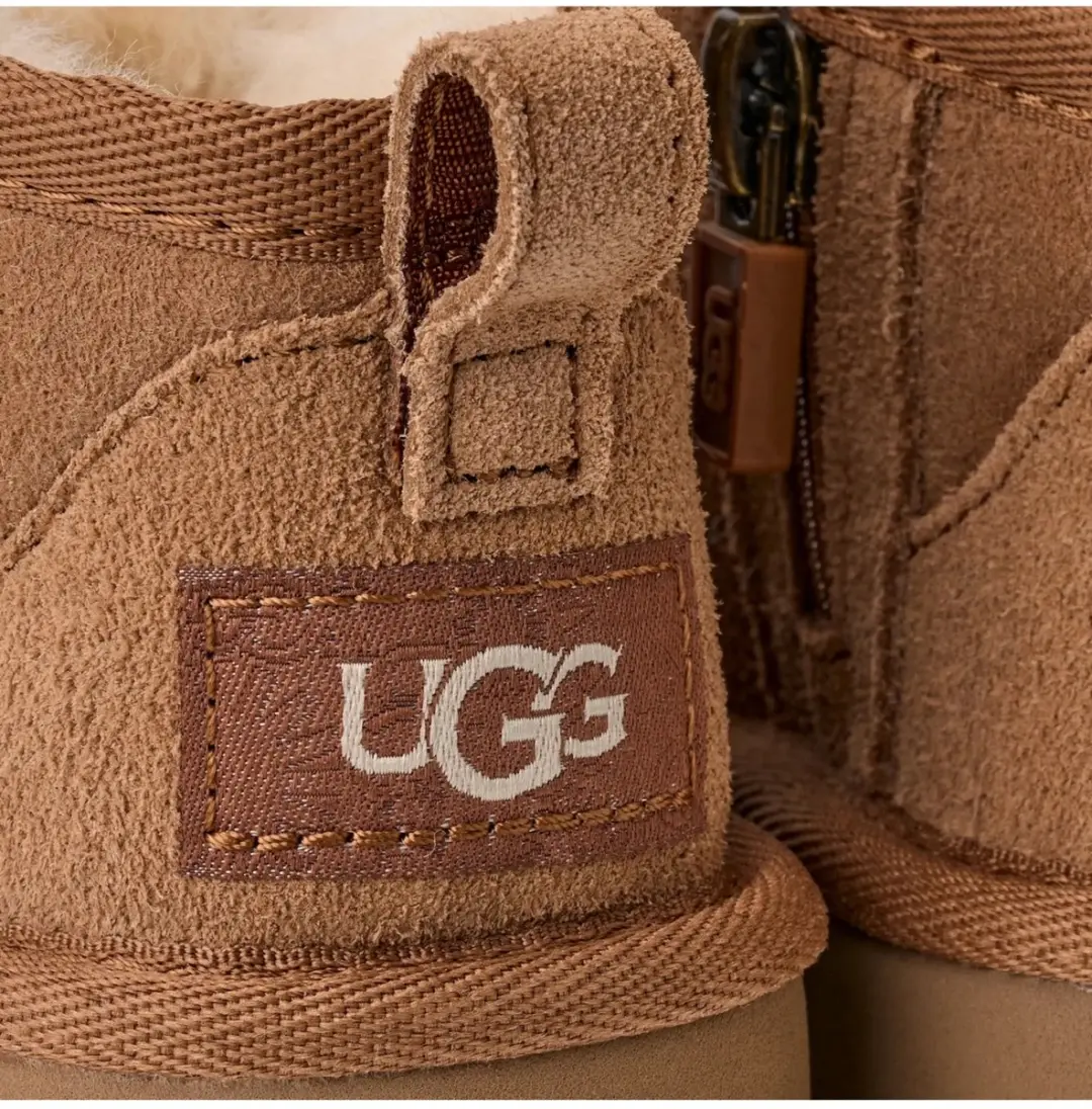 UGG Classic Ultra Mini Leren Laarzen - Bruin