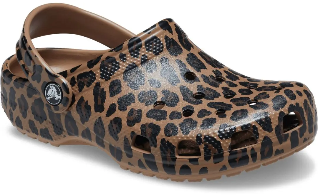 Crocs Classic Animal Instappers Junior Slides 33/34 - Bruin/Zwart - afbeelding 5 van 6