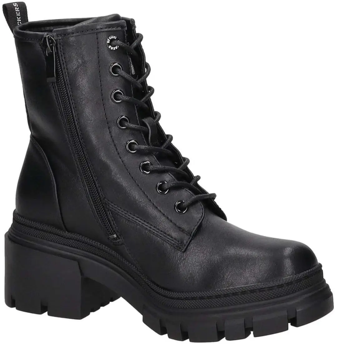 Dockers by Gerli dames enkellaars 51KA303 dameslaarzen Zwaart