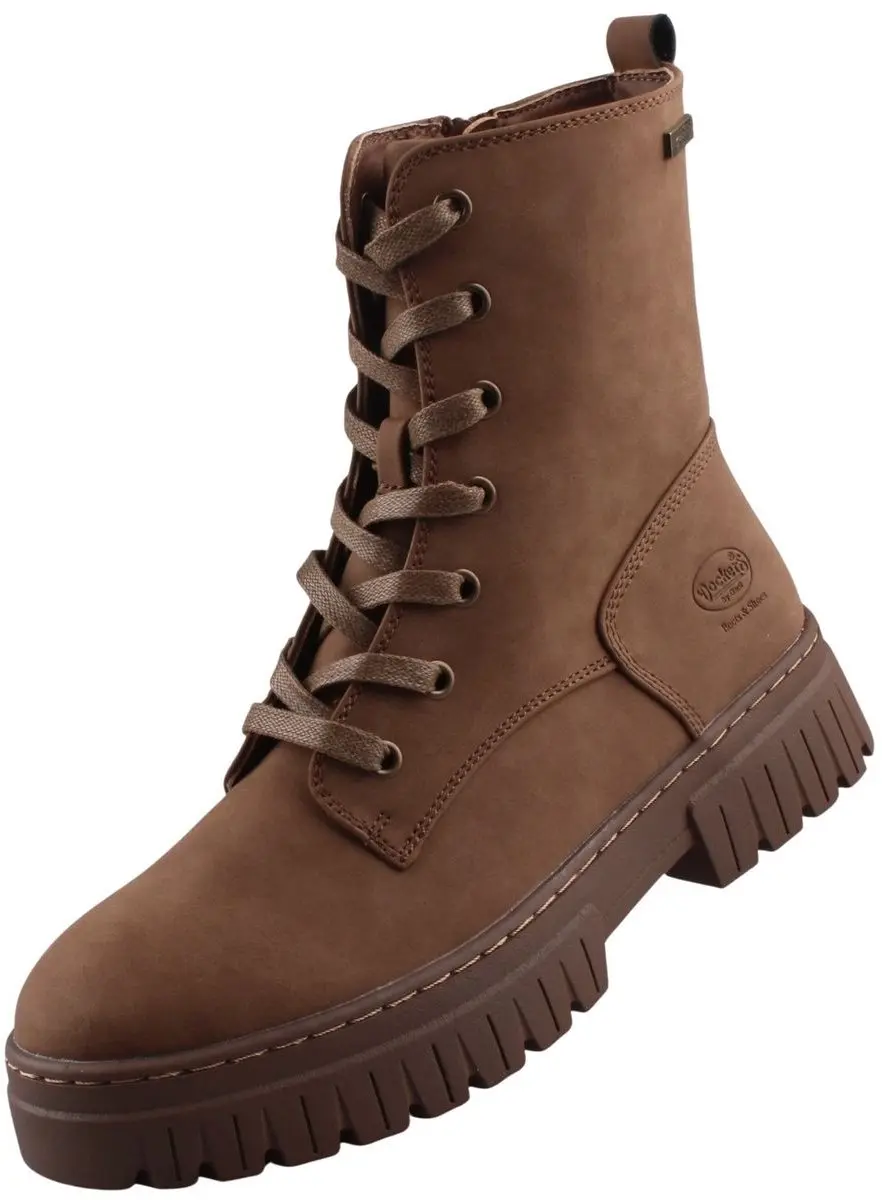 Dockers dames enkellaarsjes bruin 59BI202-610301