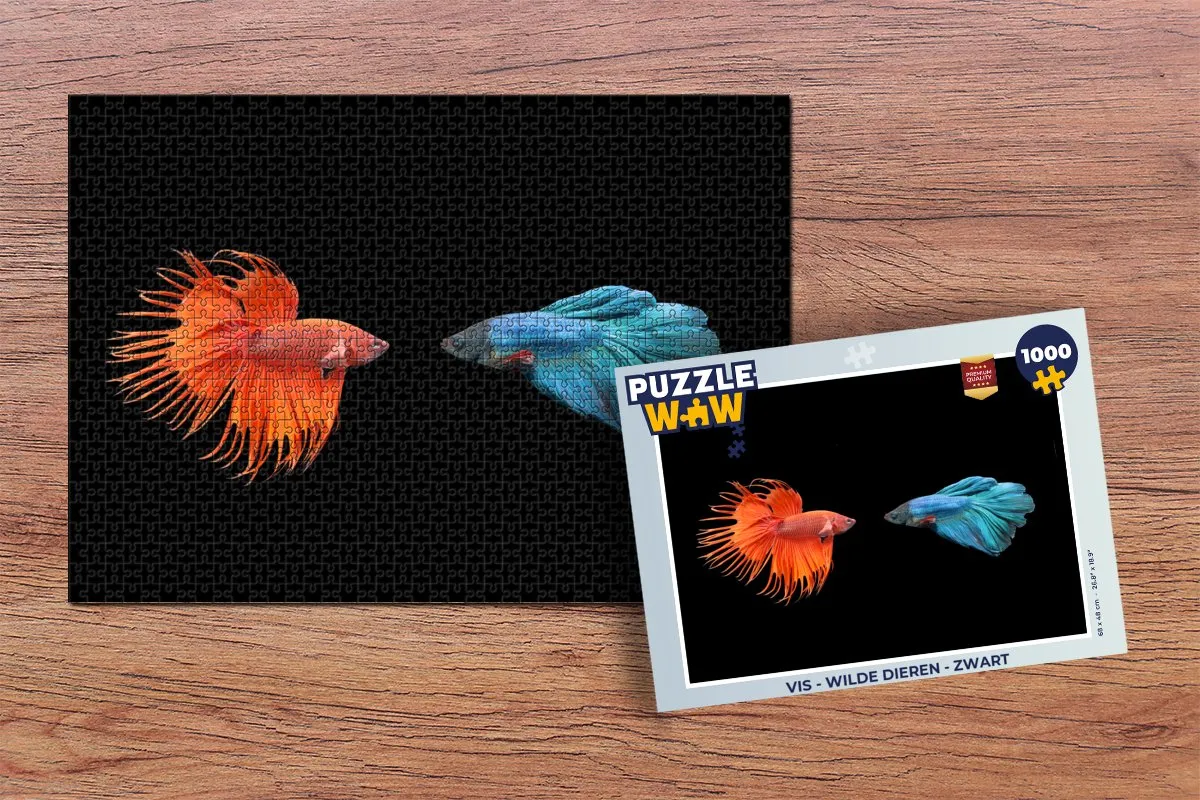 PuzzleWow Wilde Dieren Legpuzzel 1000 Stuks - Multicolor