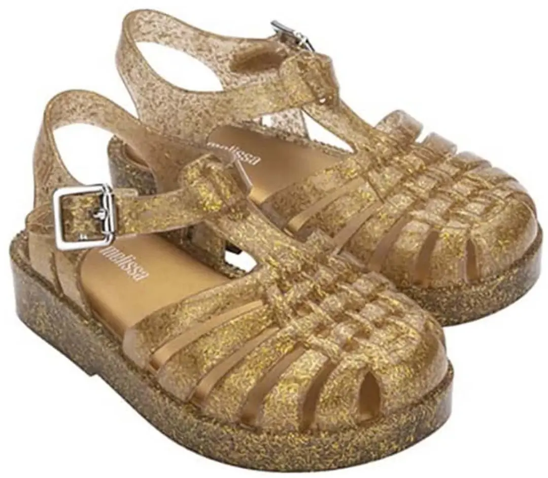 Melissa Mini Possession Sandalen Goud EU 24 Meisje