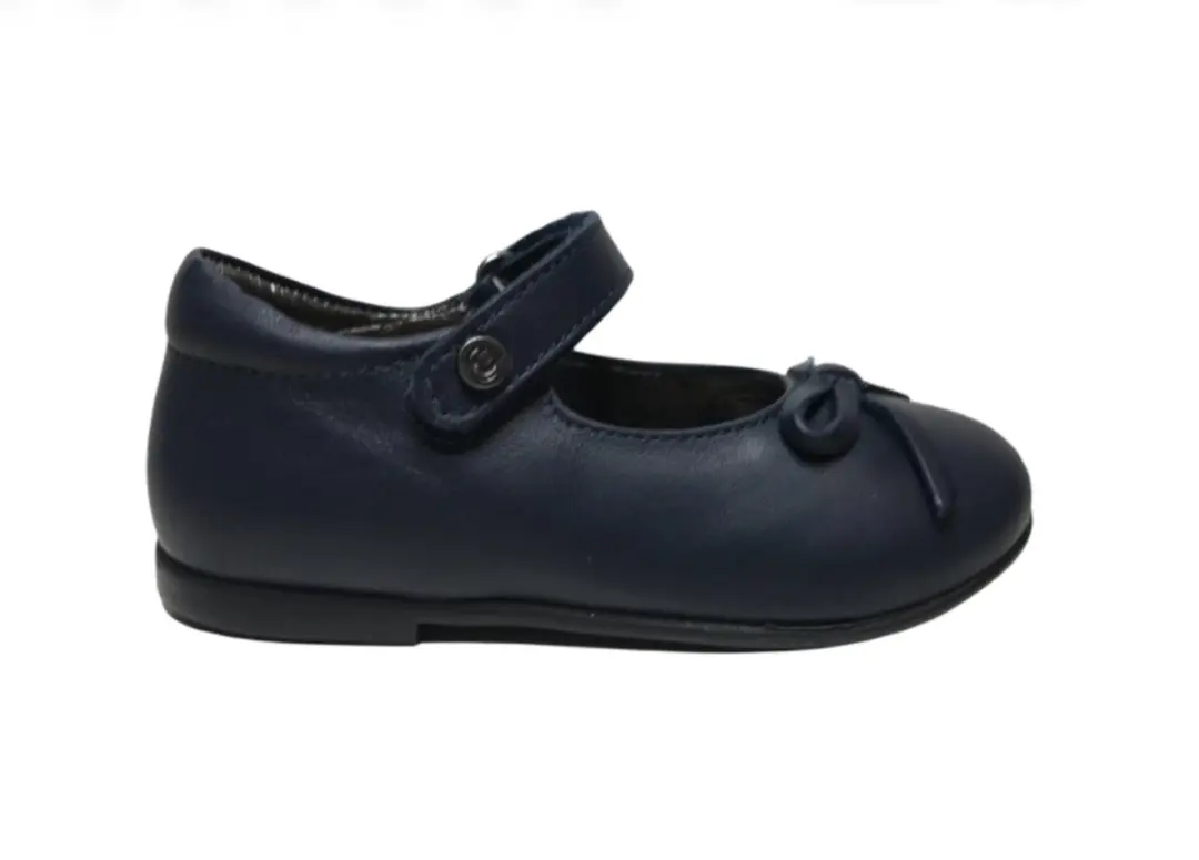 Naturino velcro riempje strikje lederen ballerina 4524 navy mt 24