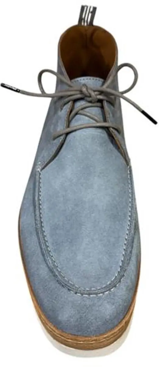 Van Bommel Suede Veter 21942 2 - Lichtblauw - 42