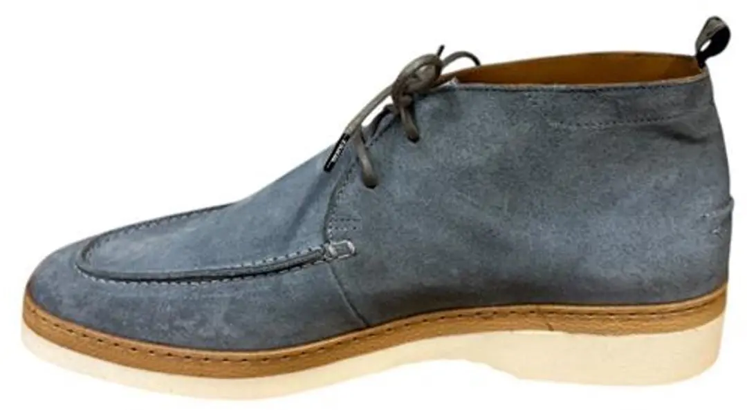 Van Bommel Suede Veter 21942 2 - Lichtblauw - 42