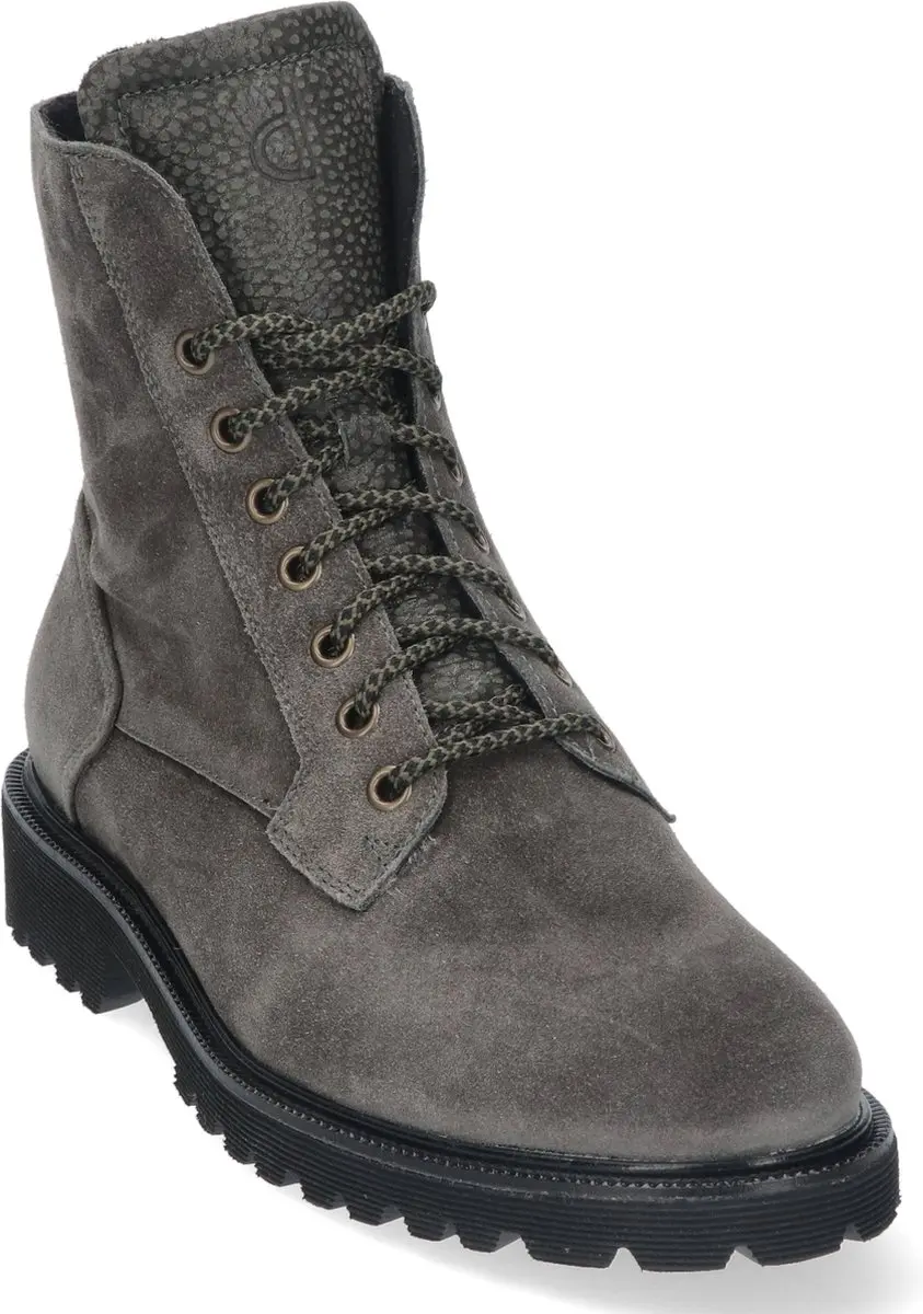 Durea Dames Veterboot 9769-185-0645 - Grijs - Maat 39