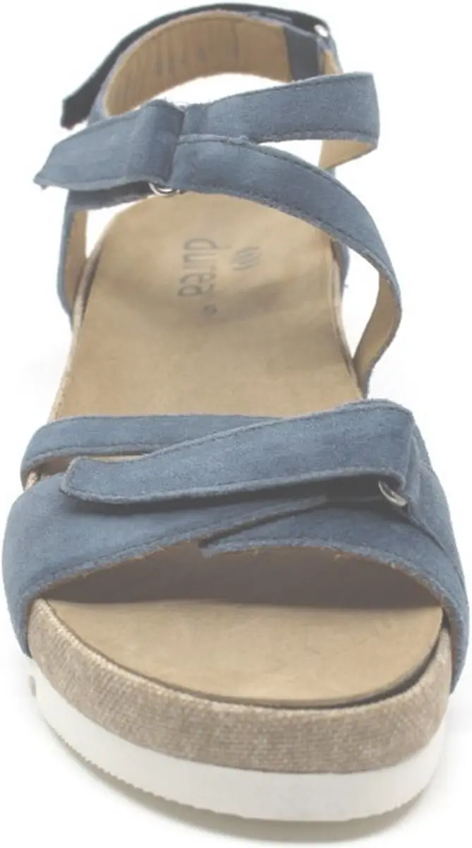 Durea 7421 Dames Sandalen - 39 - Jeansblauw
