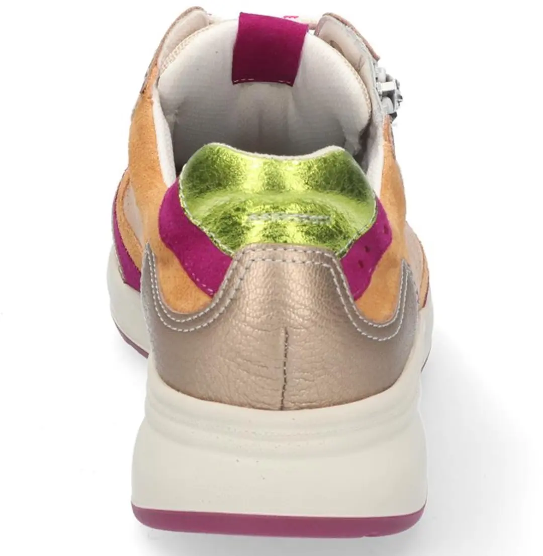 Durea Leer Combinatie Veterschoen 21941/2 - 40 - Multicolor