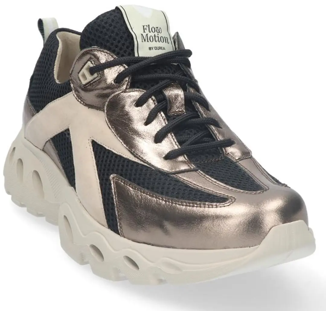 Durea Leer Combi E 21941/3 - Schoenmaat 41.5 - Zwart