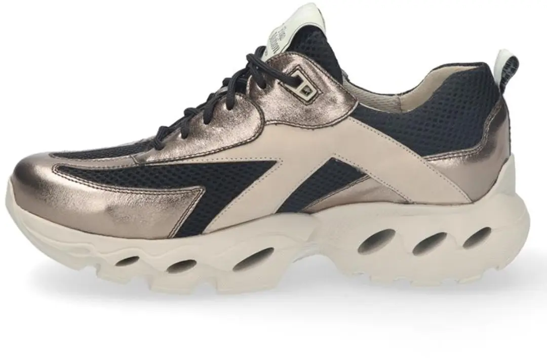 Durea Leer Combi E 21941/3 - Schoenmaat 41.5 - Zwart
