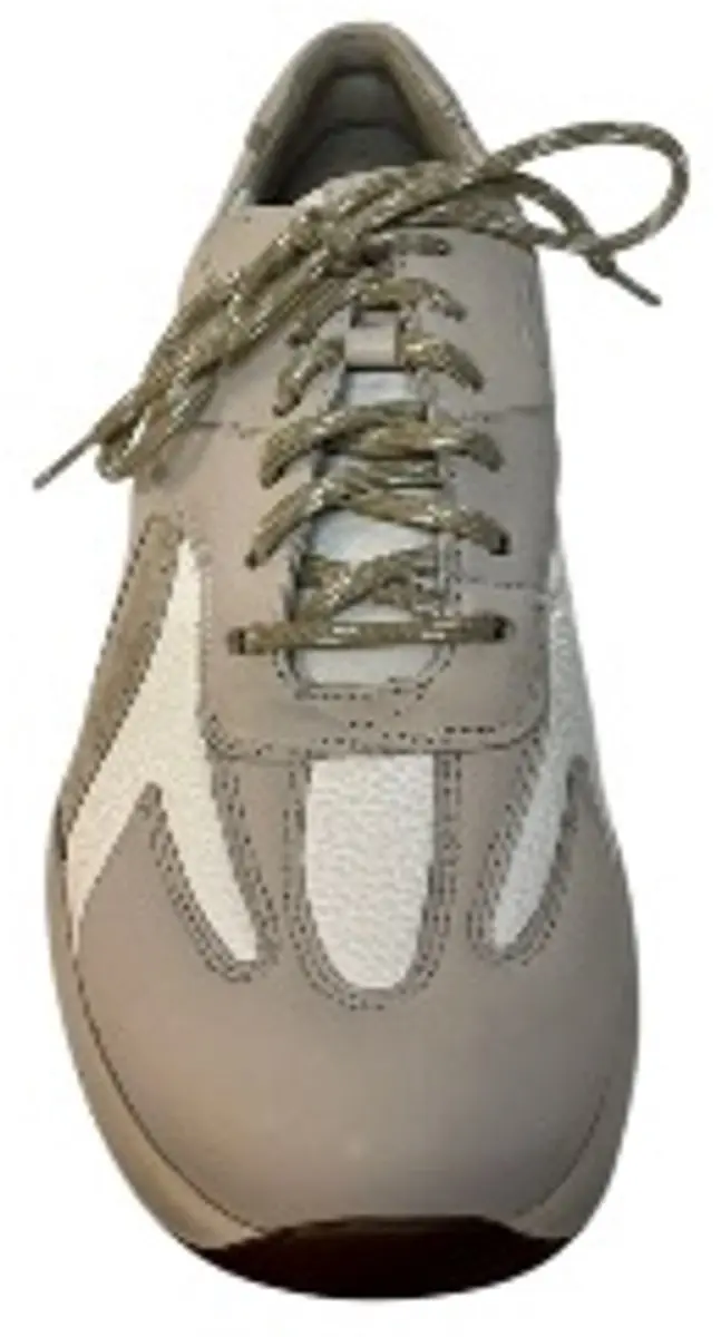 Durea 6316 Leer Combinatie Schoen - Maat 40.5 - Beige
