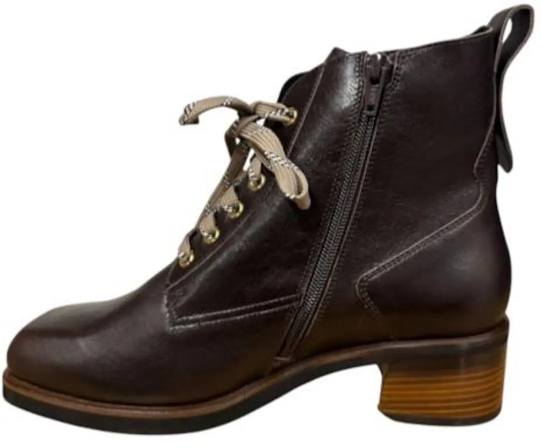 Durea Boot Hakje VTR 23026 - Donkerbruin - Maat 37
