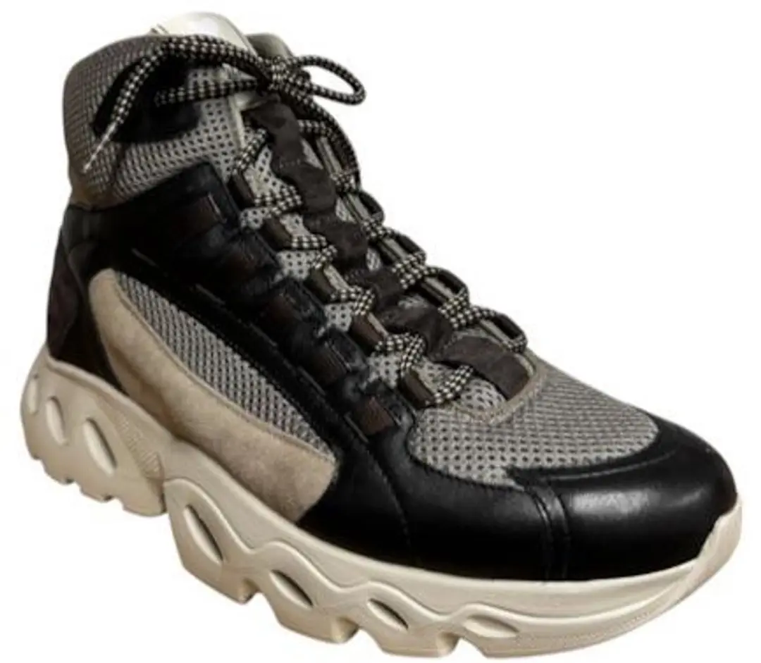 Durea Boot vtr rits K 23611/5 - 37 - Zwart/Zilver/Brons