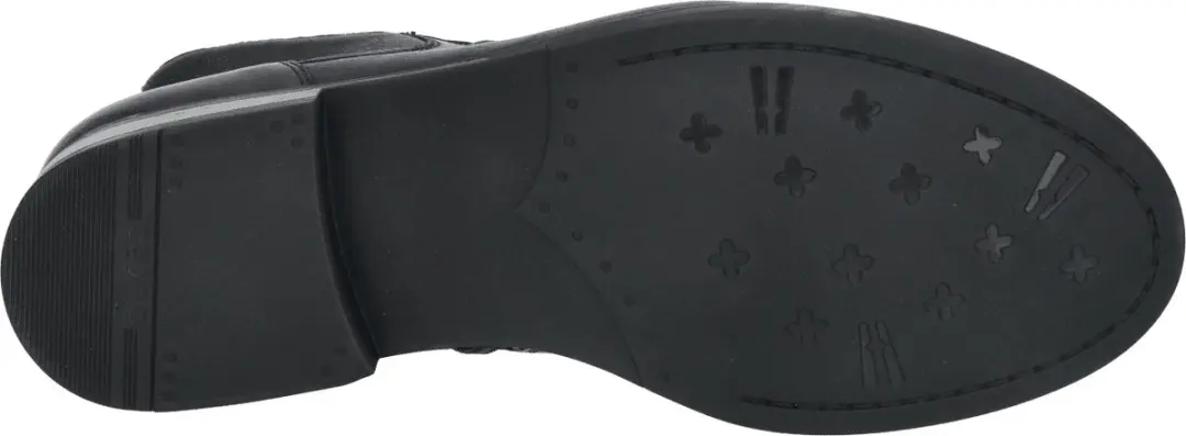Durea Dames Veterboot 9832-2183 - Wijdte K - Zwart Leer - Maat 43