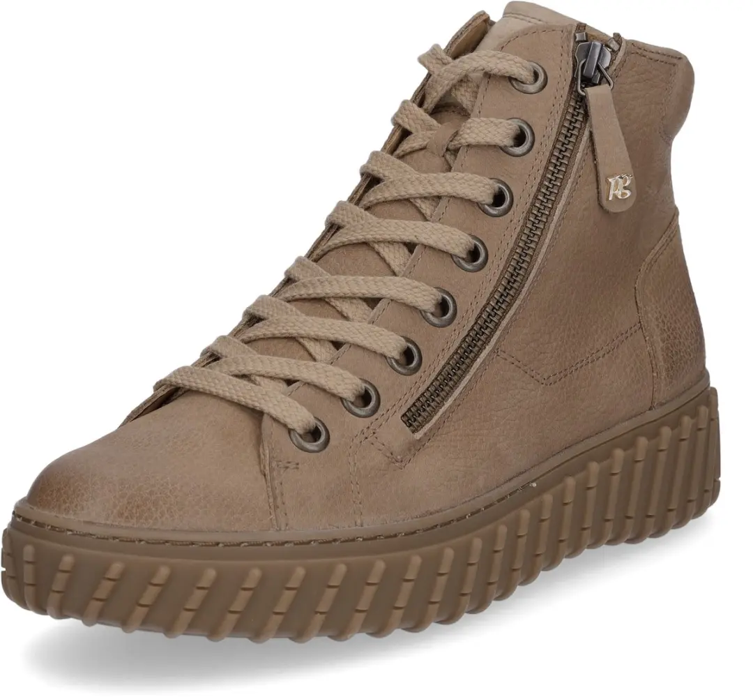 Paul Green dames hoge sneaker bruin