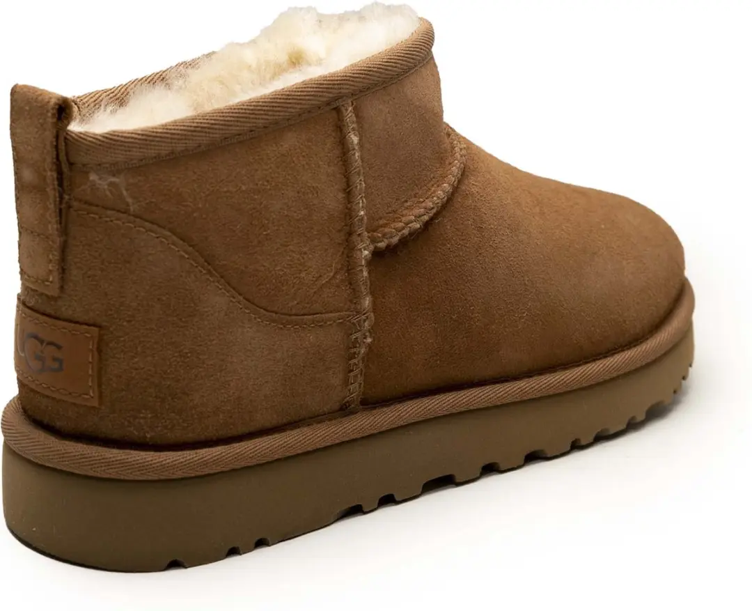 UGG W Classic Ultra Mini Dameslaarzen - Chestnut 36