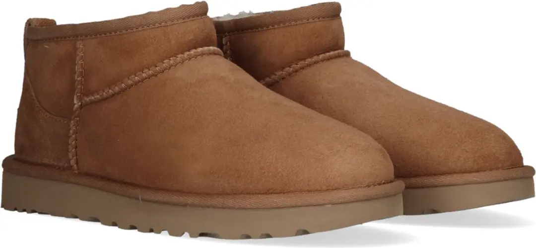 UGG W Classic Ultra Mini Dameslaarzen - Chestnut 36