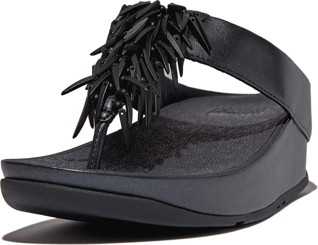 FitFlop Rumba Beaded Metallic Sandalen