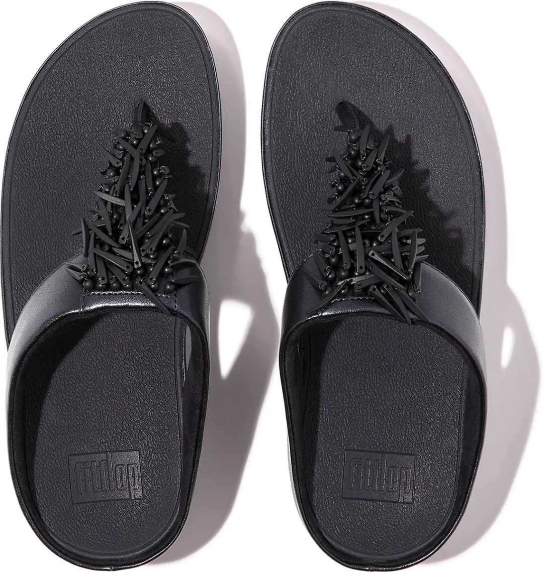 FitFlop Rumba Beaded Metallic Sandalen - Maat 38 - afbeelding 3 van 4