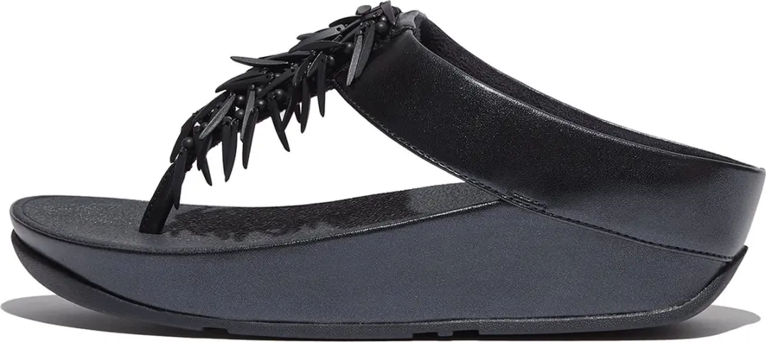 FitFlop Rumba Beaded Metallic Sandalen - Maat 38 - afbeelding 4 van 4