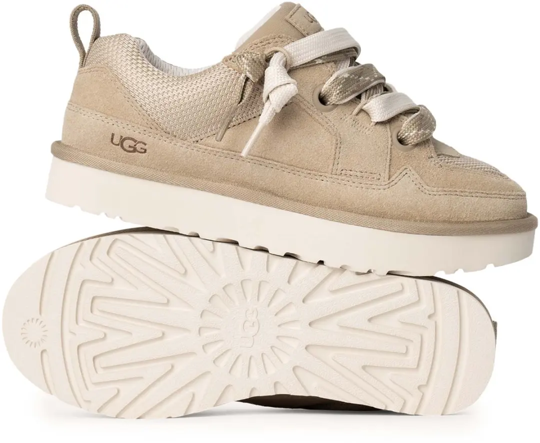 UGG LO LOWMEL M Lage Sneakers - Wit/Beige - Maat 45