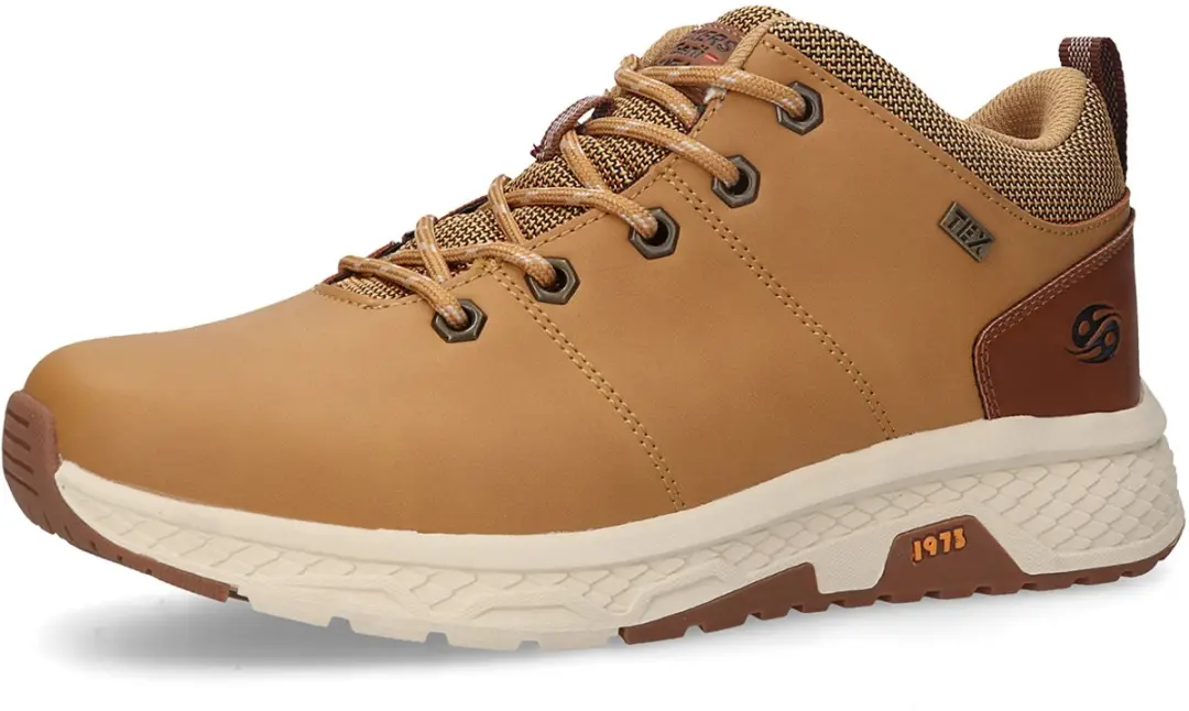 Dockers by Gerli Heren Sneaker 51RY006 630 910 lichtbruin veterschoenen