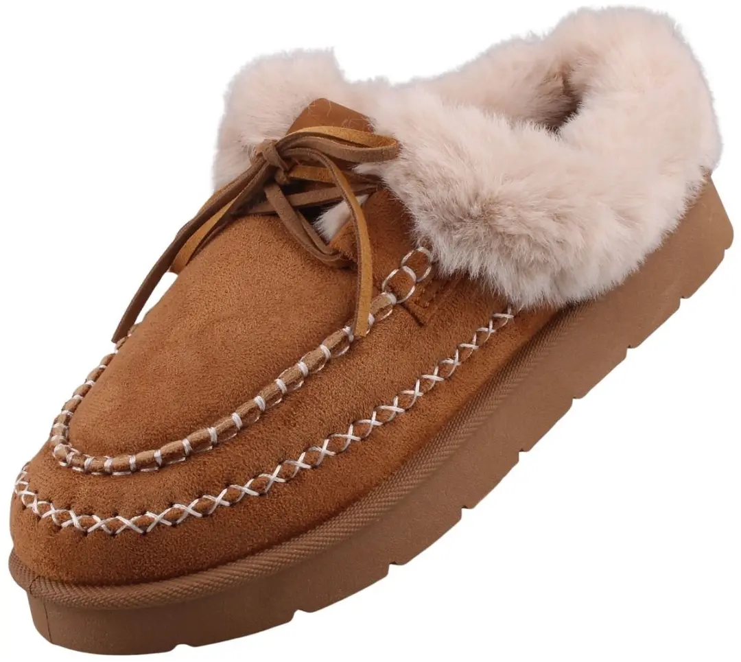 Dockers damespantoffels, gevoerd, lichtbruin 59ER301-770470