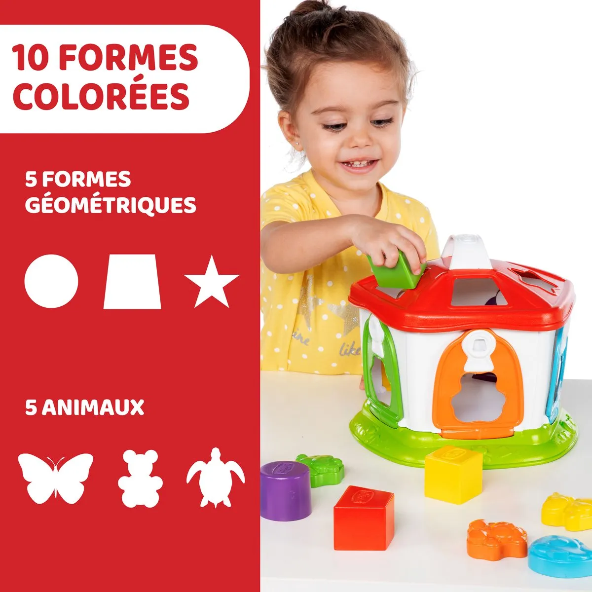 Chicco C09610 3-in-1 Animal Cottage - Multicolor