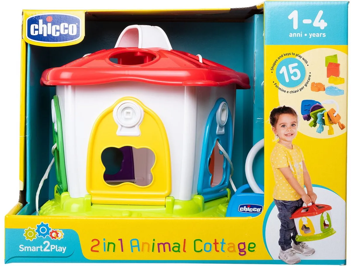 Chicco C09610 3-in-1 Animal Cottage - Multicolor