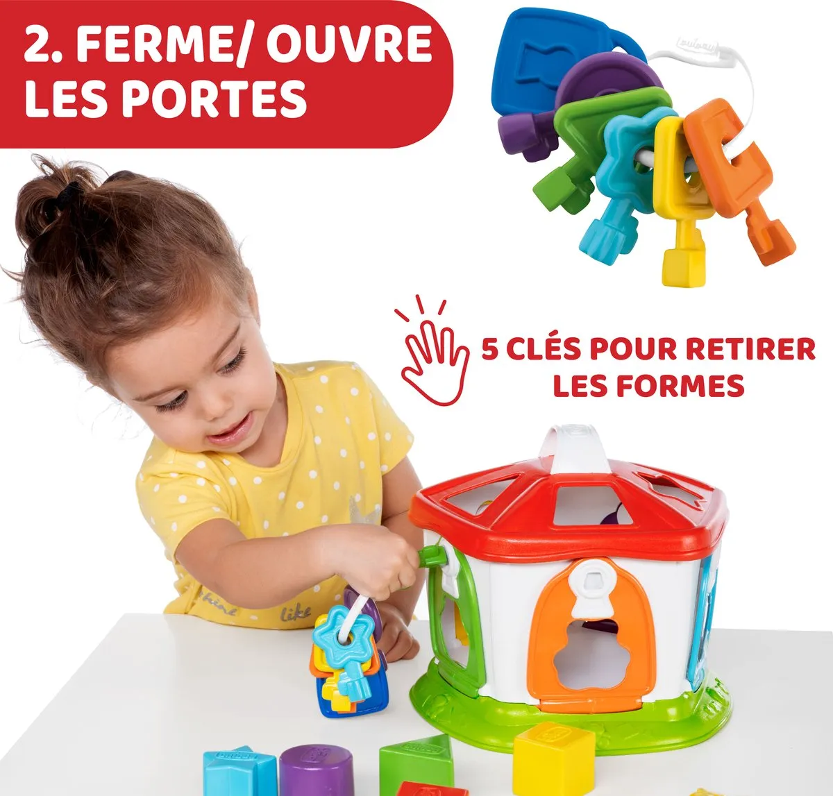 Chicco C09610 3-in-1 Animal Cottage - Multicolor