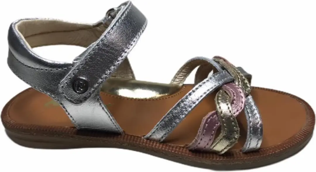 Naturino velcro riempjes sandalen 5079 silver mt 25