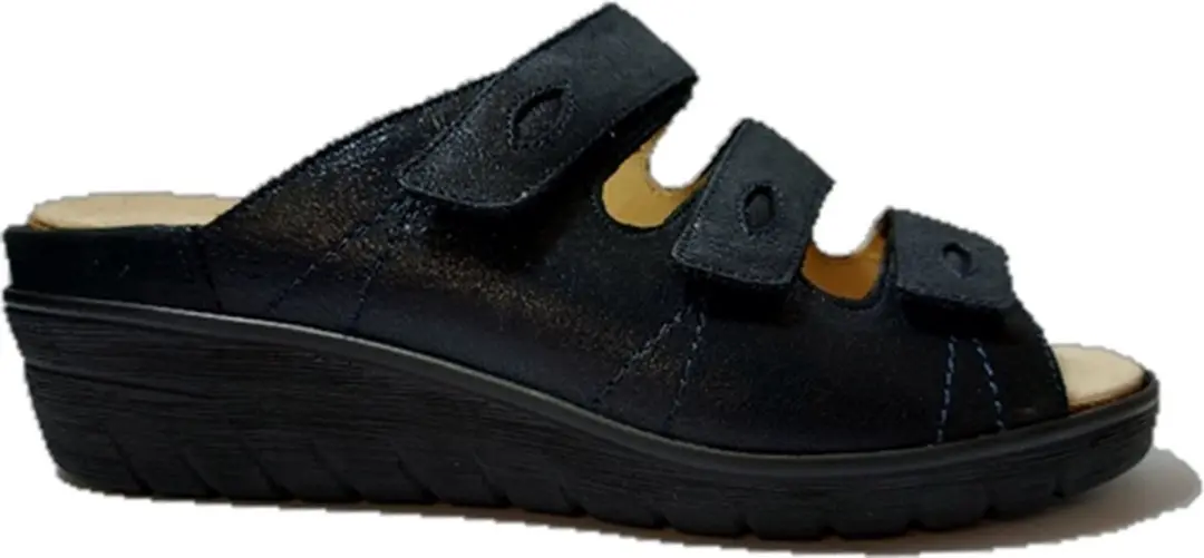 Durea Slippers 7369 047 - Wijdte J - Donkerblauw