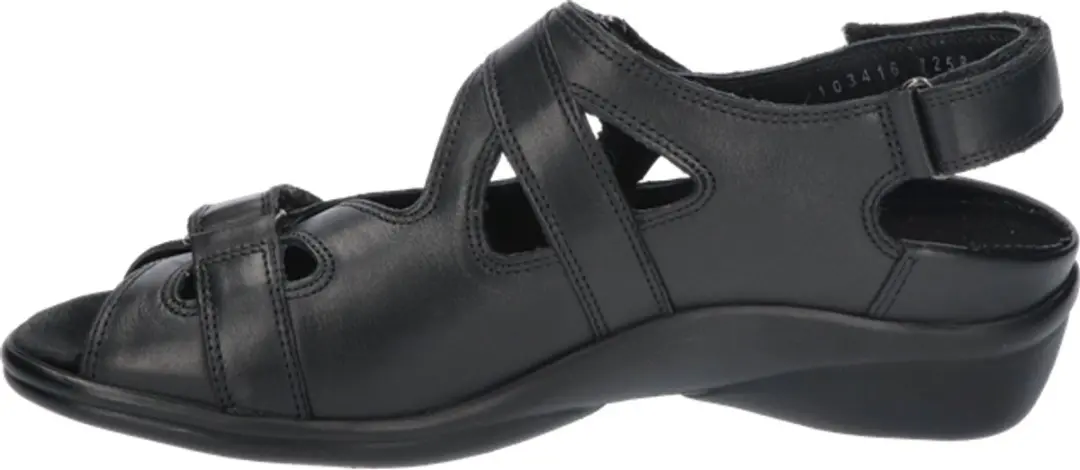 Durea Sandaal 9861 - Zwart - Maat 38