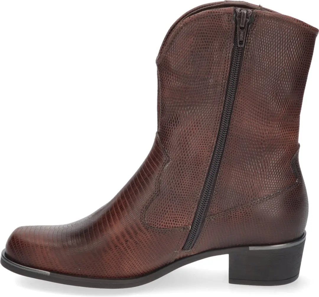 Durea 9753 Dames Enkellaars - Cognac - Maat 38 - afbeelding 6 van 6