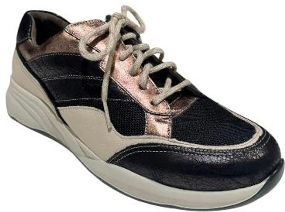Durea 6308.608.1739-K Dames Veterschoenen - Zwart