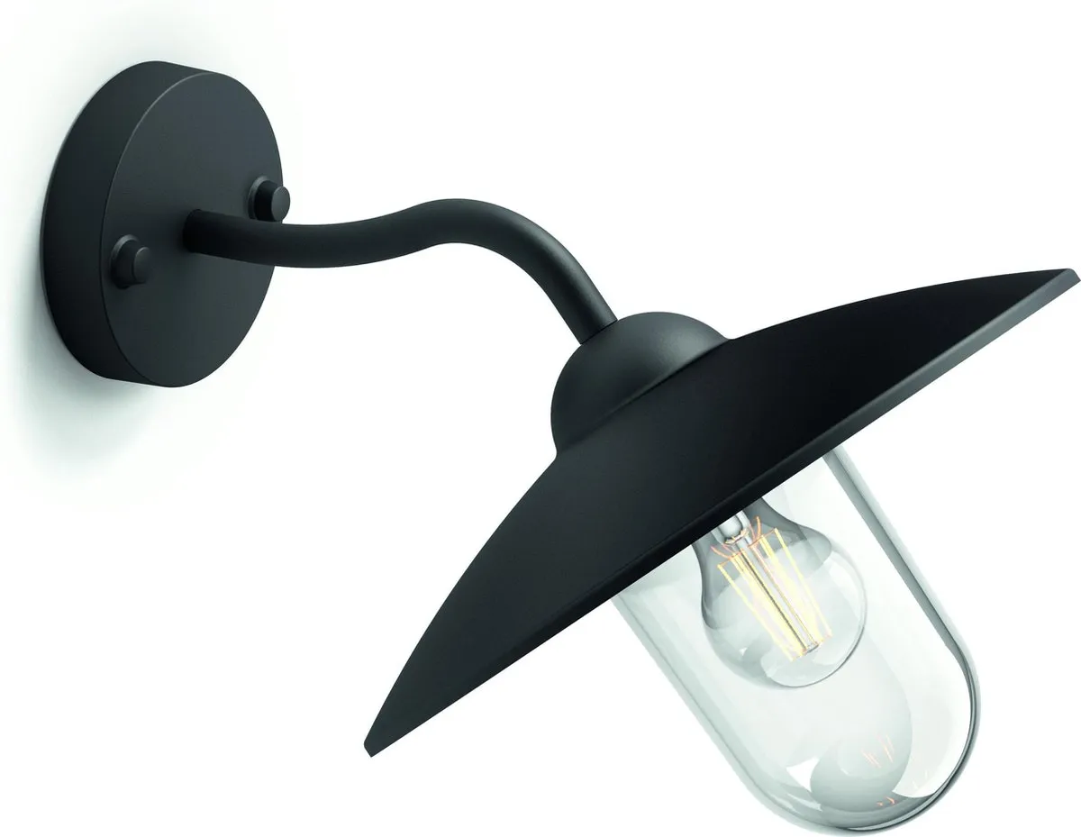 Philips LED Hammock Buitenwandlamp - Zwart
