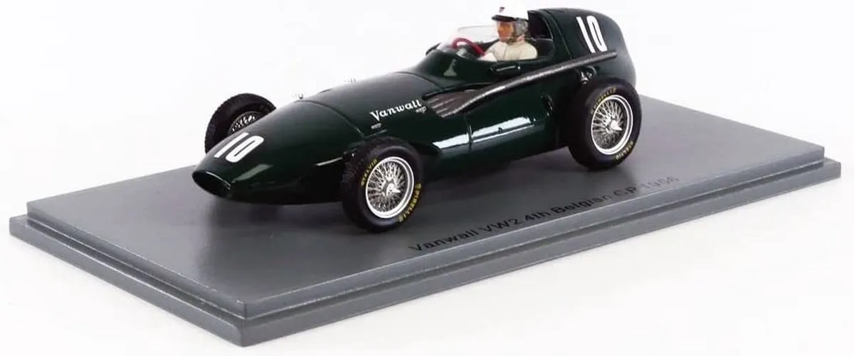 Formule 1 Vanwall VW2 #10 1956 GP België - 1:43 - Spark Groen