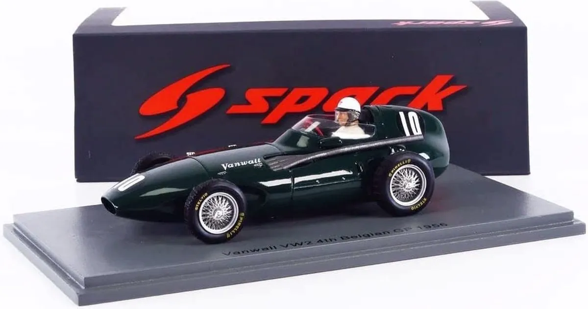 Formule 1 Vanwall VW2 #10 1956 GP België - 1:43 - Spark Groen - afbeelding 6 van 6