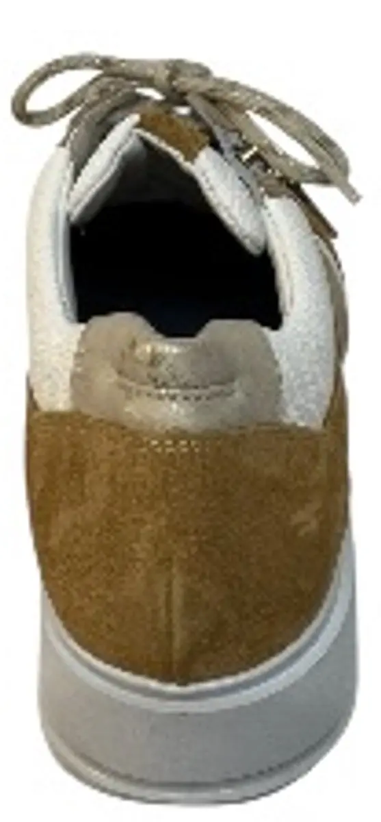Durea Suede Combi VTR 22151 Ritslaars - 38 - Beige/Wit