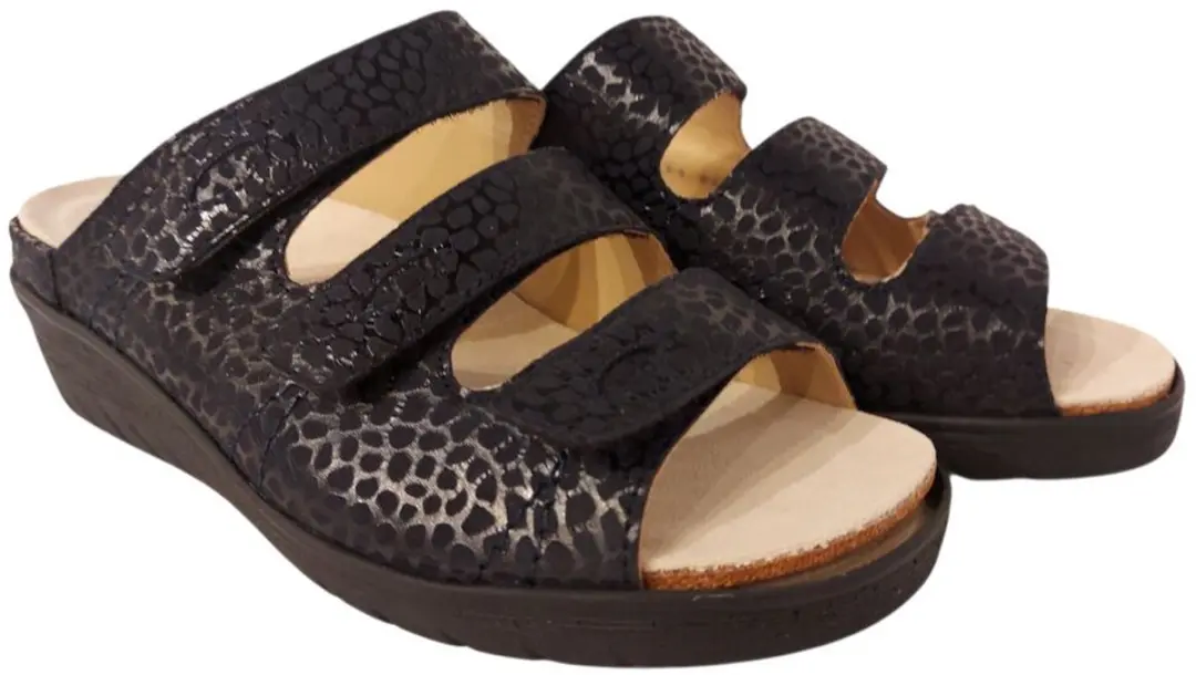 Durea Slipper 7369 047 2003 Blauw Wijdte J
