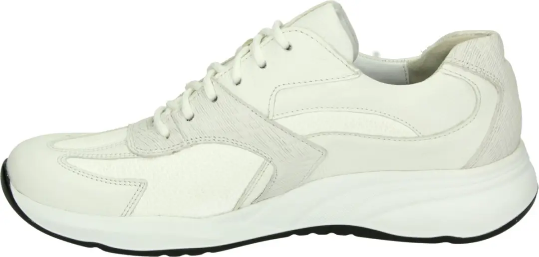 Durea 6316 G Lage Sneakers - Wit/Beige - Maat 38