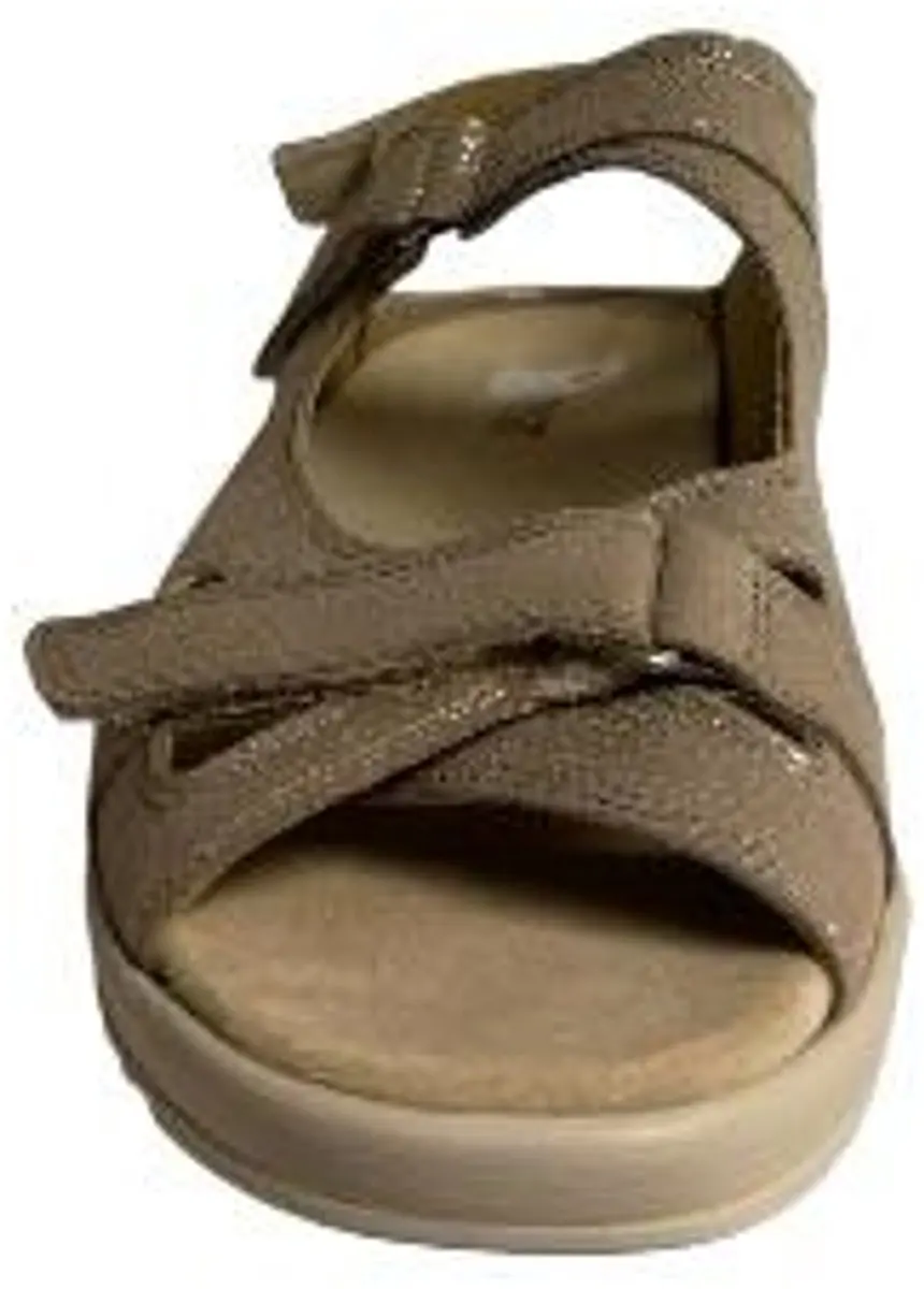 Durea Leer 3KLB 9066/4 Taupe Metallic - Maat 38